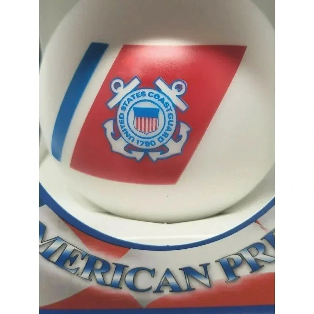 Krebs Christmas White Ornament United States Coast Guard 1790 American Pride
